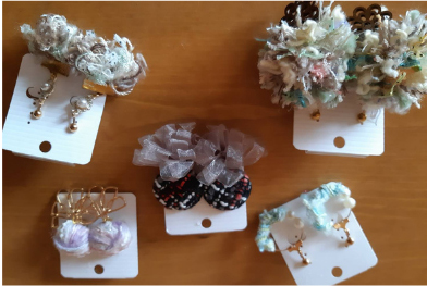 引きそろえ糸、レースのアクセサリー